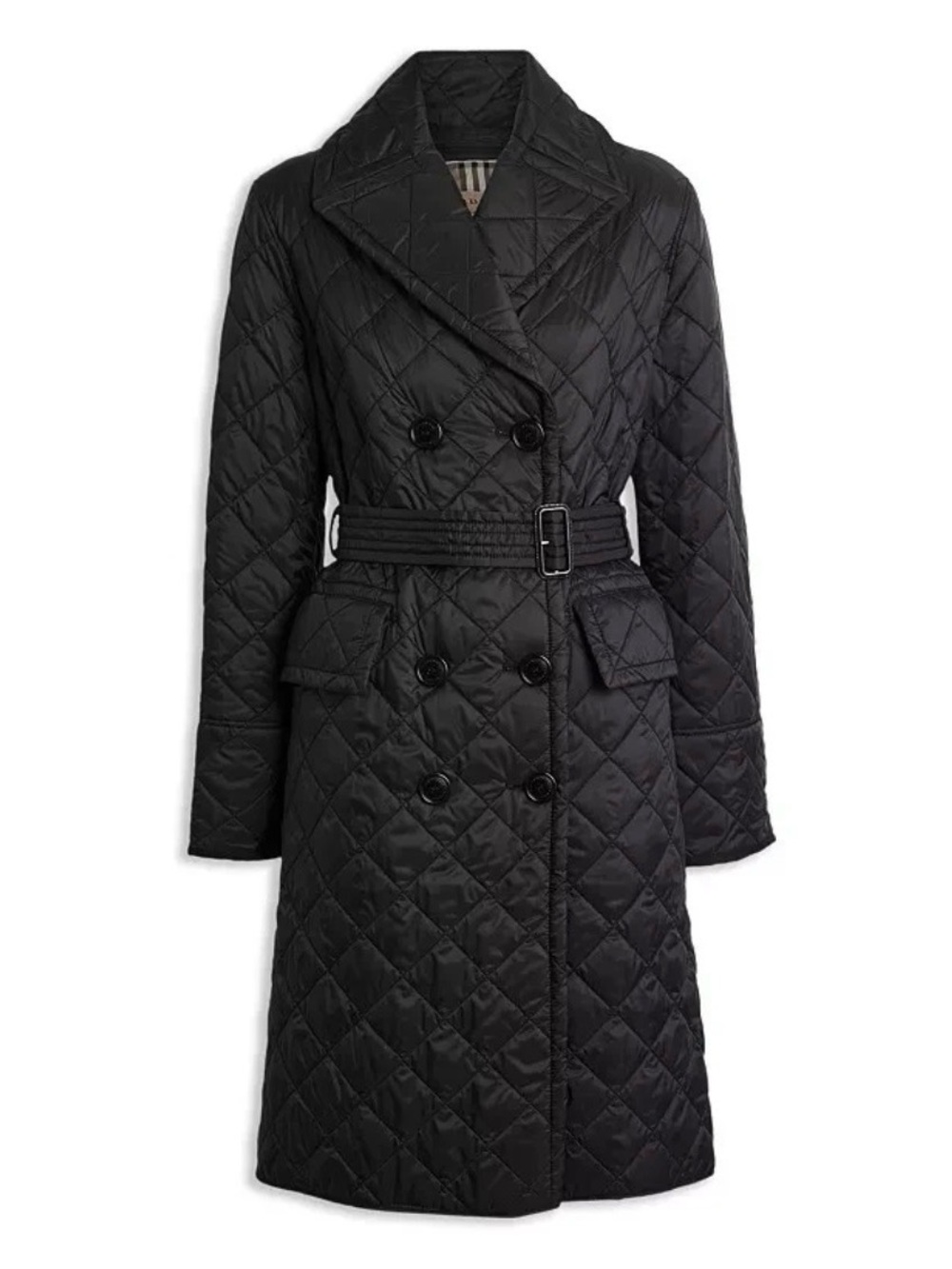 Burberry Double Breasted Trench Coat NWT Sz. M - Picture 3 of 15